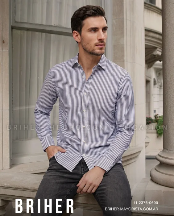 Camisa a Rayas - Corte Clásico
