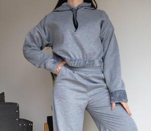 Buzo Oversize Jersey con Piel Interno