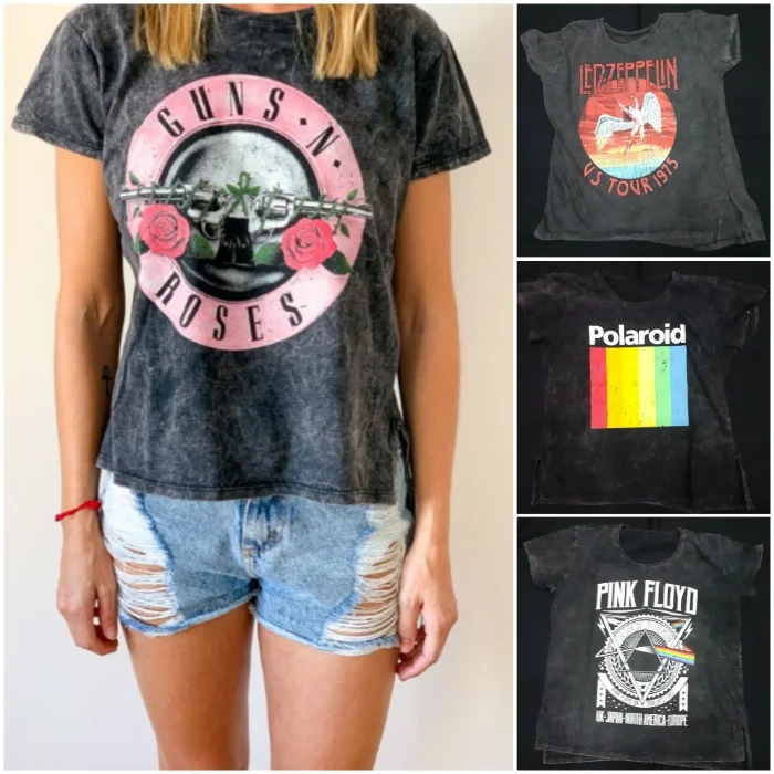 Remeras Batik Bandas Rock