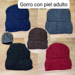 Gorro con Piel Chanil
