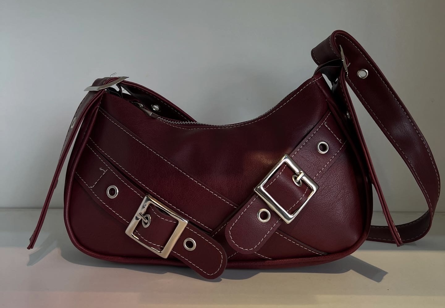 Cartera Baguette Bordo Negra Mini Bags Excelente Calidad Mini Bags - 937BA289-EA0D-49A9-BD82-B2E9451E9E42.jpeg