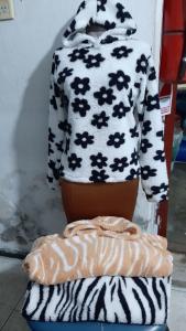 Buzo Peluche Piel Estampado