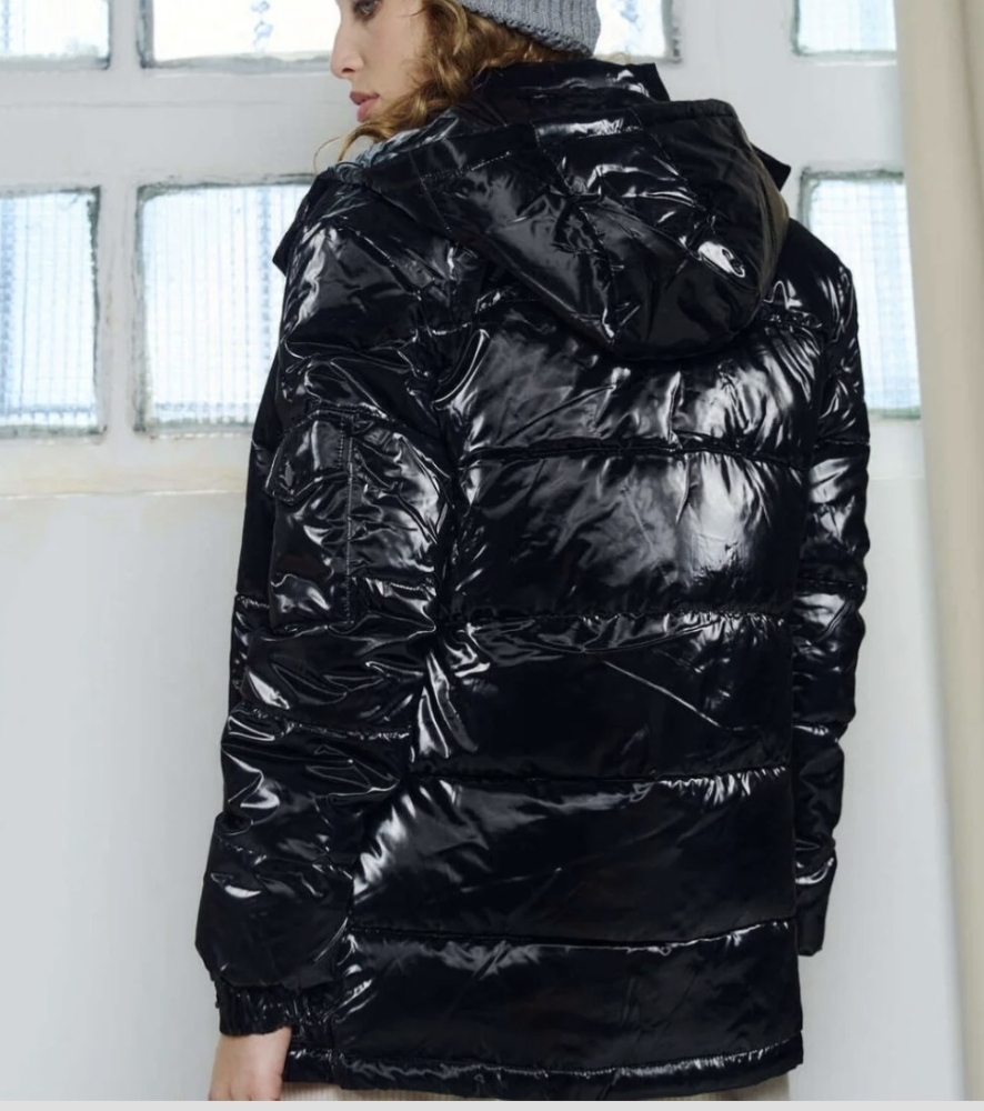 Campera Metalizada Importada - Imagen 2