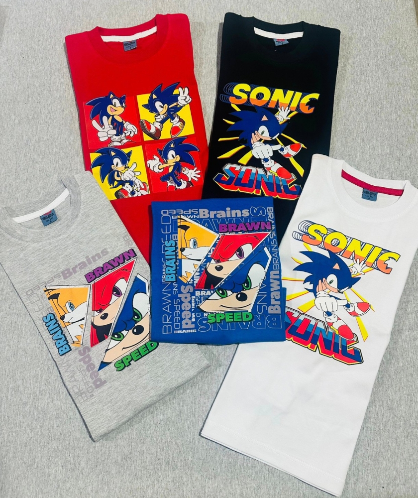 Remeras  Sonic Algodón Peinado Linea Premium - Imagen 3