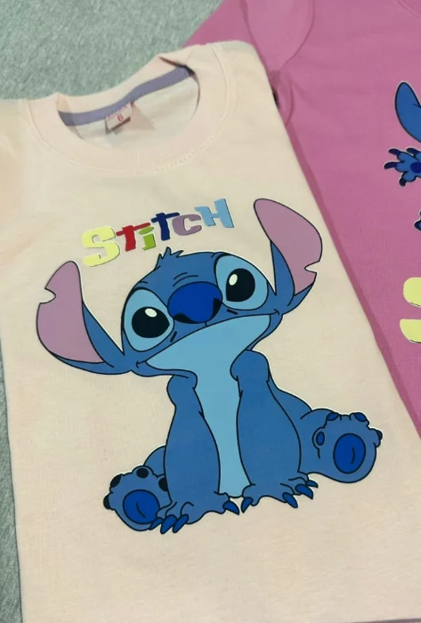 Remeras Stitch Algodón Peinado Linea Premium
