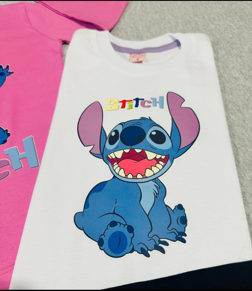 Remeras Stitch Algodón Peinado Linea Premium - Imagen 2