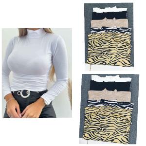 Poleras de Modal Soff Colores Disponibles Talle Único Abarca Talle 4 - Miniatura 1