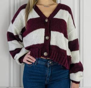 Cardigan Rayado