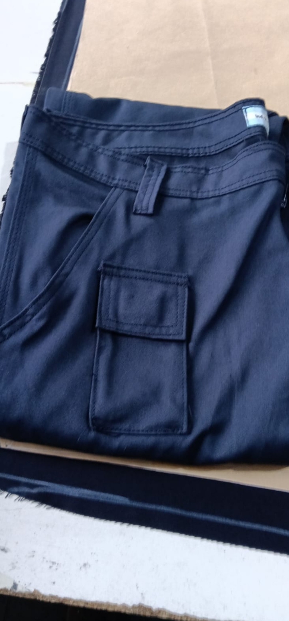 Pantalón Cargo de Trabajo Tela Grafa Táctico Triple Costura - Imagen 3