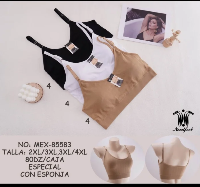 Deportivo con Tira S/gancho Microfibra Especiales
