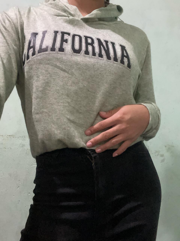 Buzos de Lanilla Oversize Croptop - Imagen 2