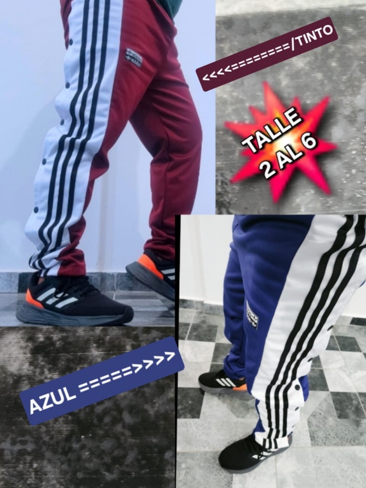Pantalon Breack con Botones Hombre Bordado - Imagen 2