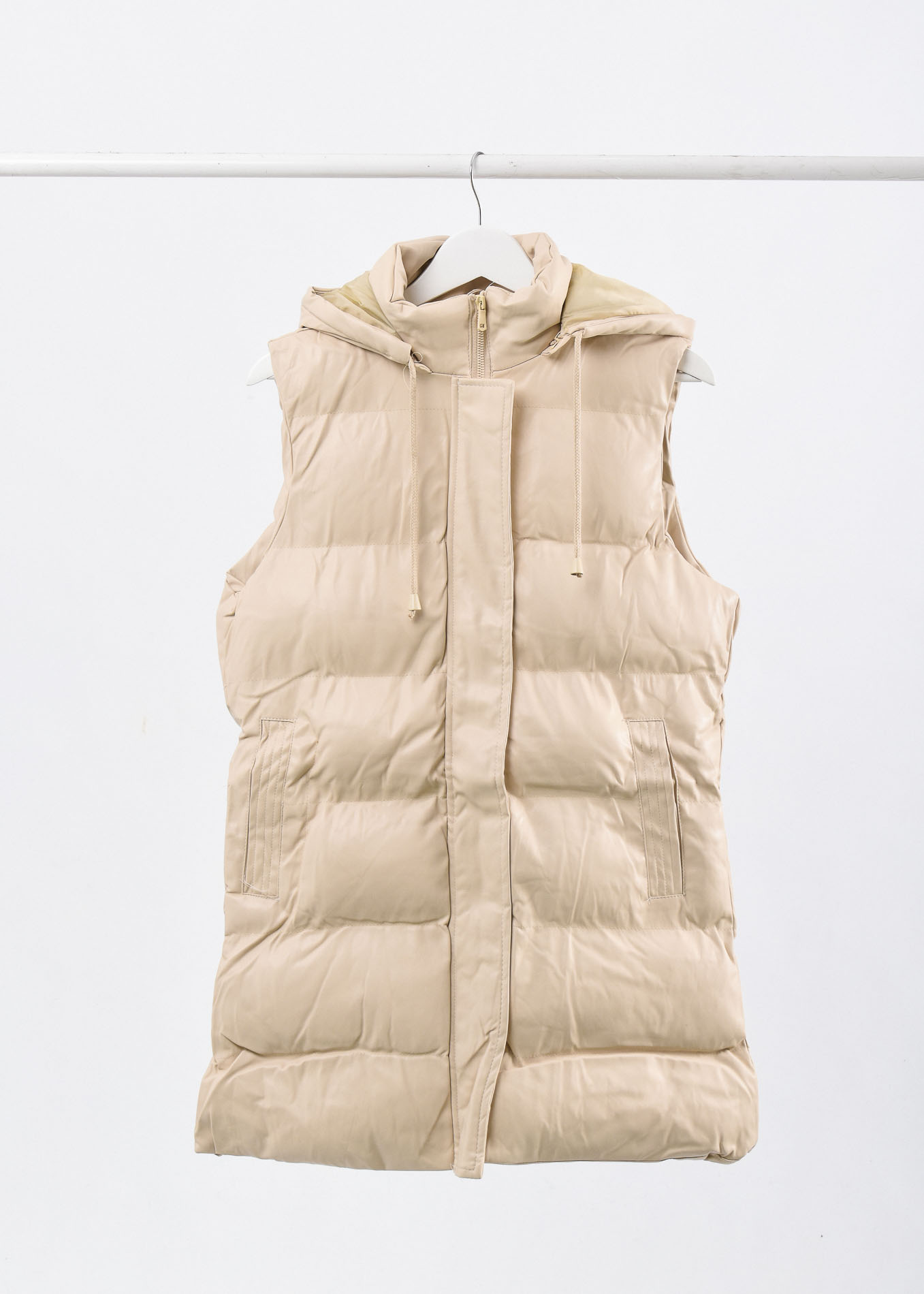 Hk995 Chaleco Puffer Largo Engomado - DSC_1098.jpg