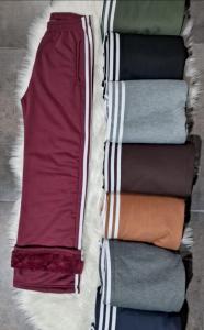Pantalon  3 Lineas de Wafle con Piel - Miniatura 2