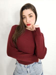 Sweater Dama Cuello Redondo