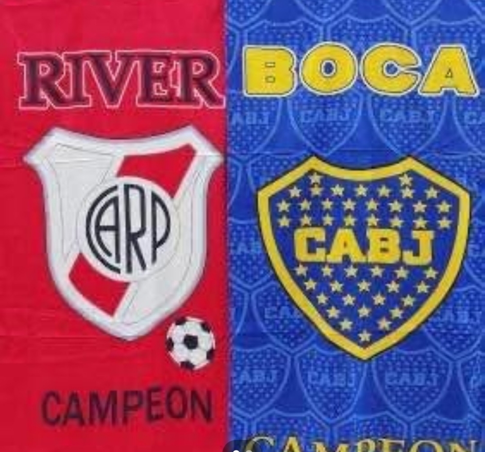 Toallones Boca ,river - Imagen 3