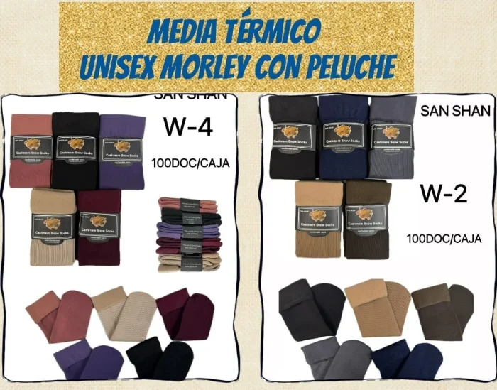 Medias Termicas con Peluche Morley