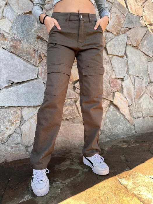 Mom Cargo de Gabardina