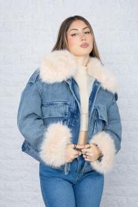 Campera de Jean Cargo Yd - Miniatura 3