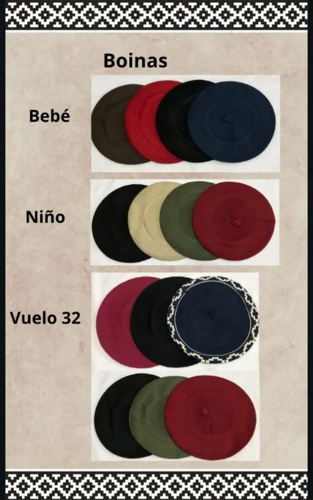 Boinas Excelente Calidad