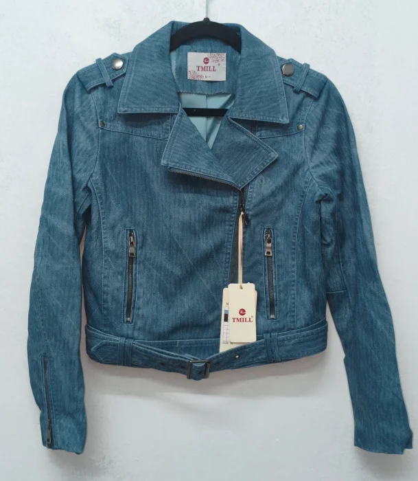 Campera Eco Cuero Efecto Jean Tmill