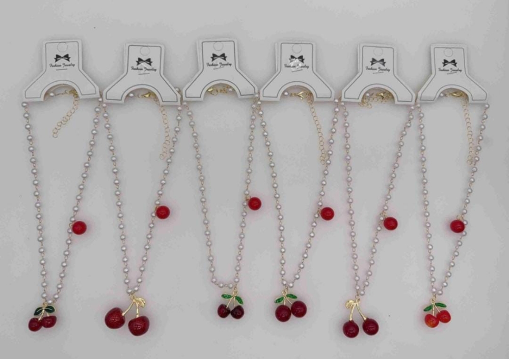 Collares de Perlas con Cereza - Imagen 2
