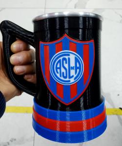 Jarra Vaso en 3d San Lorenzo 500 Ml un Poco de Ruido - Miniatura 1