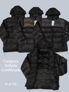 Campera Inflada Combinada