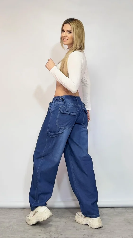 Jeans Baggy con Regulador - Imagen 3