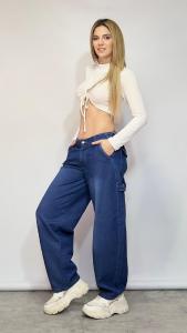 Jeans Baggy con Regulador - Miniatura 4