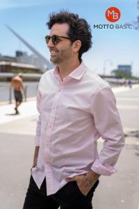 Camisa Entallada Liso M/l
