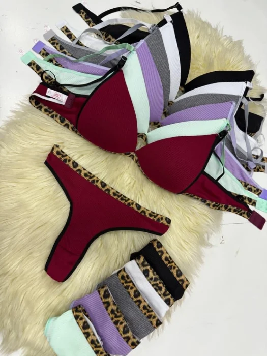 Conjunto Soft sin Aro Atigrado