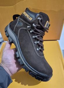 Caterpillar Borcego Cuero Vacuno Caña Alta