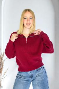 Sweater con Cierre de Bremer Doble Hilo