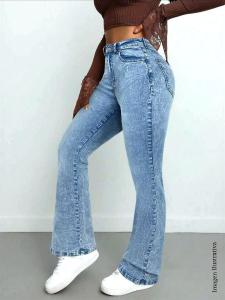 Jean Oxford Nevado Dama - Pantalones Anchos Mujer - Promociones Mayoristas