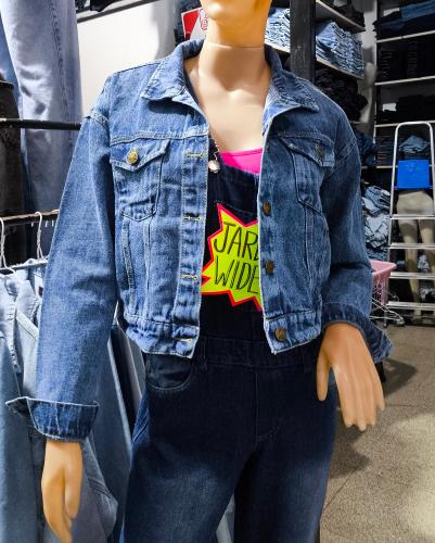 Campera Overzize con Bolsillo Nevado Azul - Miniatura 2