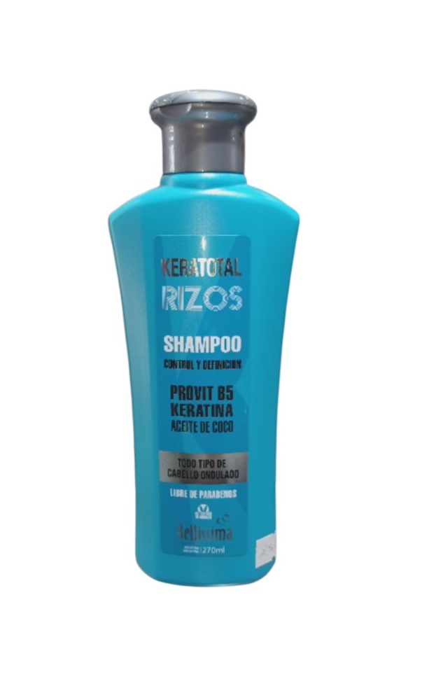 Bellissima Keratotal Rizos Dúo Shampoo + Crema de Peinar Perfumada, Excelente Calidad - Imagen 3