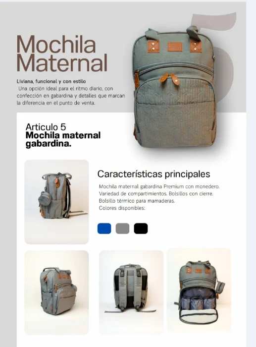 Mochila Maternal Premium Art 05