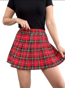 Pollera Bengalina Cuadrille