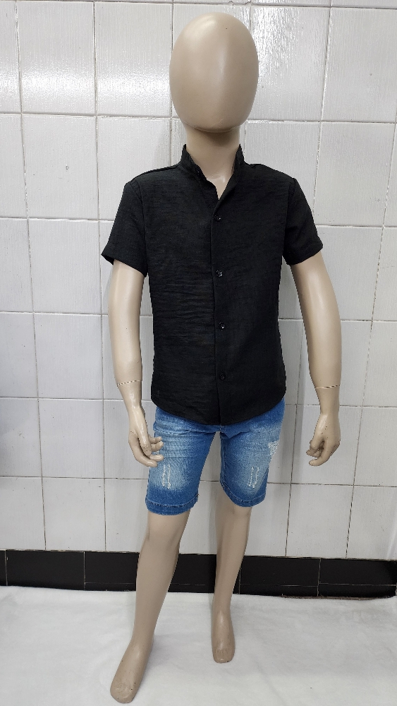 Camisas Polina Liso Ñiño Cuello Mao Calidad Premium - Imagen 5