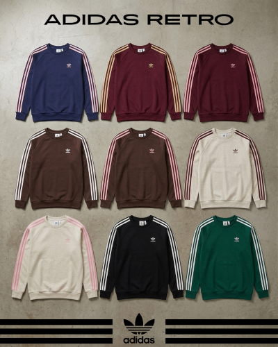 Buzo Adidas Algodon Frisa Retro Unisex (colores) - Miniatura 3