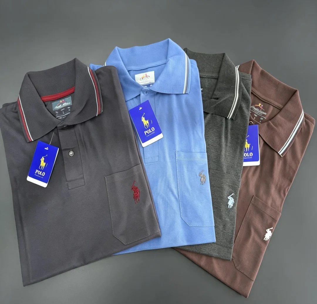 Chombas Polo Algodón Peinada Bordadas - Imagen 1