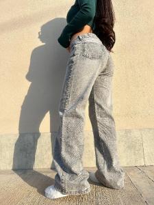 Wide Leg Tiro bajo Gris Art. 22 - Miniatura 6