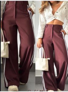 Pantalón Sastrero con Tiras con Bolsillo y Pasa Cinto