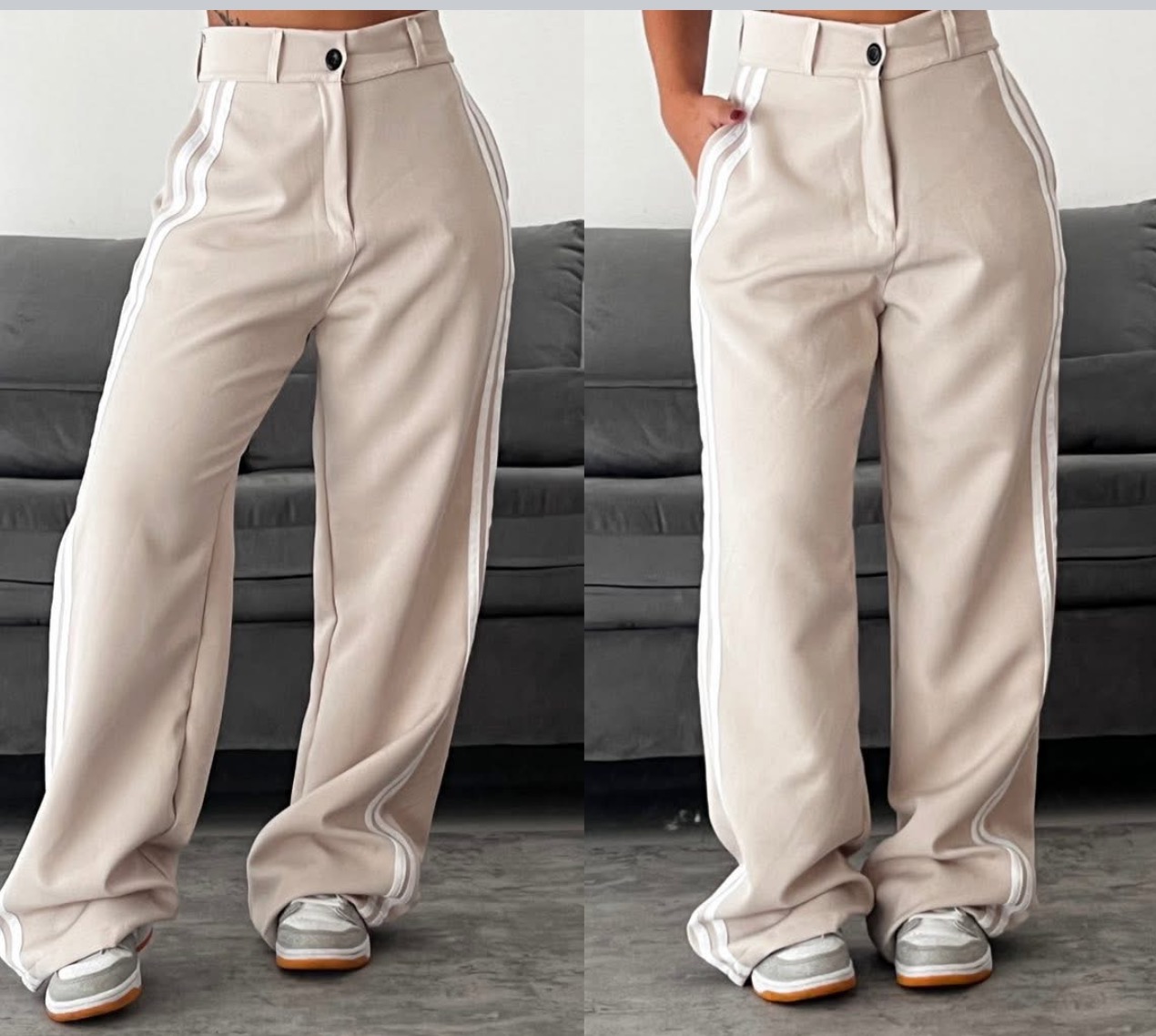Pantalón Sastrero con Tiras con Bolsillo y Pasa Cinto - IMG_3946.jpeg