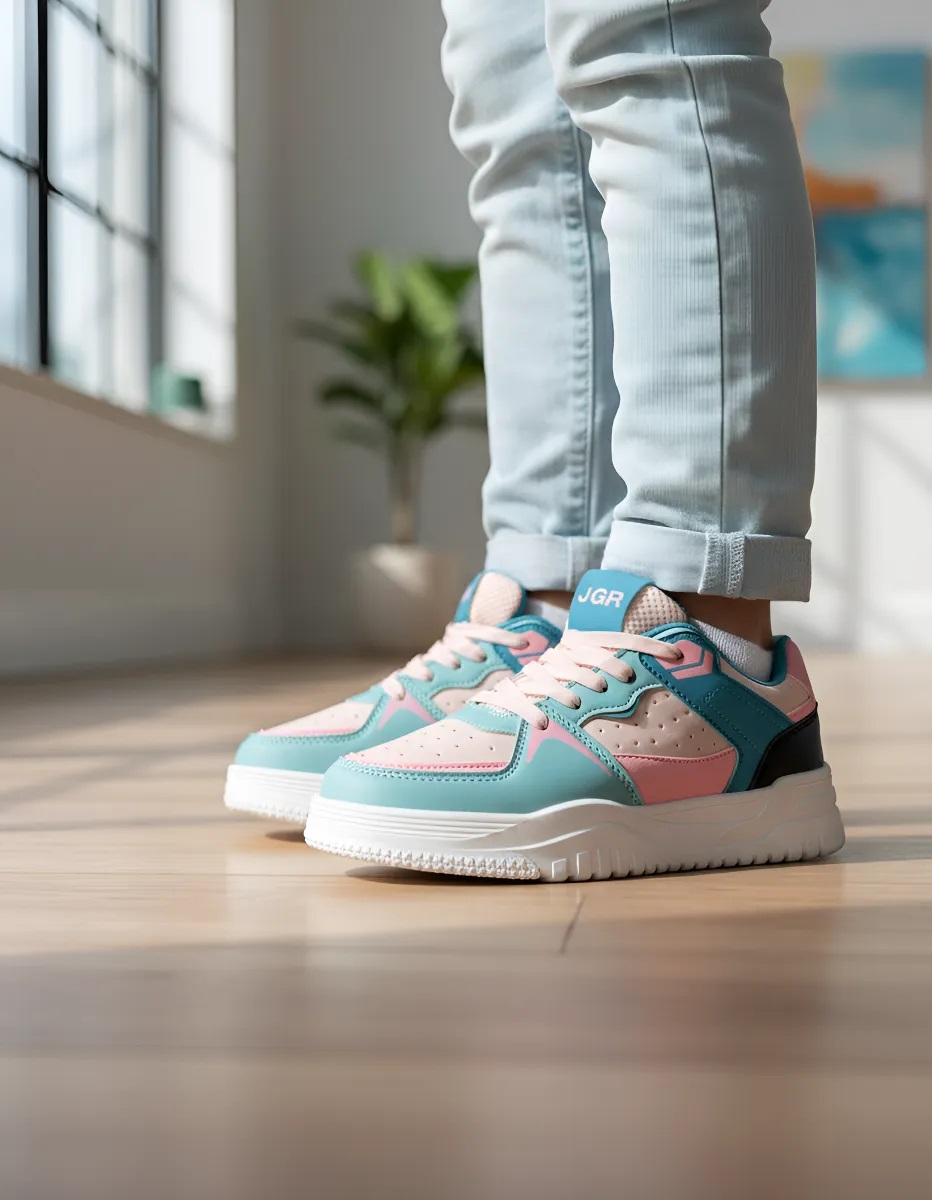 Zapatilla Jaguar Original Urbana Niños Art.4026 (22 al 35) - 4026%20rosa.jpg
