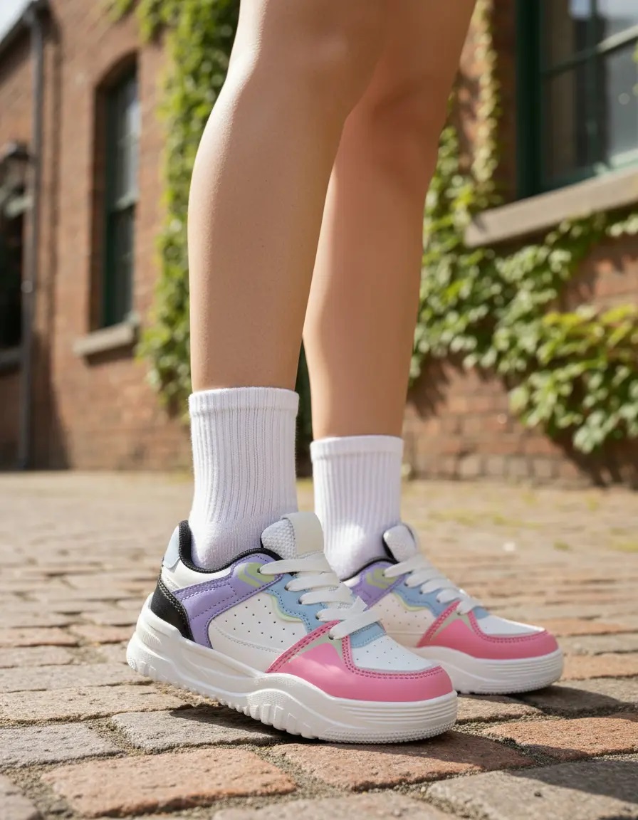 Zapatilla Jaguar Original Urbana Niños Art.4026 (22 al 35) - 4026%20bc%20rosa.jpg
