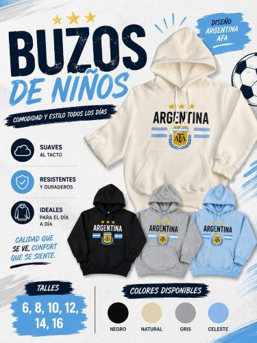 Maxi Buzos Oversize Friza Invisible Algodón Peinado