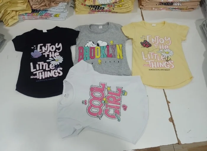 Remeras Nena Algodón con Glitters