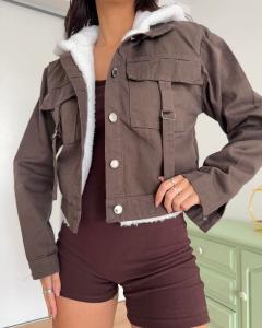 Campera Teddy Choco